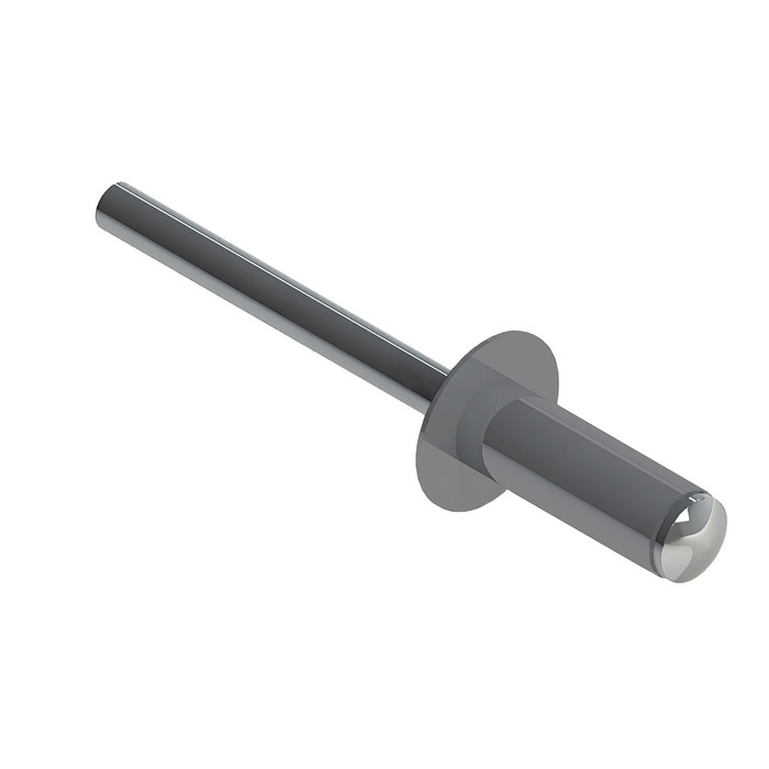 Заклёпка вытяжная Daxmer 3,2х8,0 RAL 7004 (1000 шт) сталь/сталь